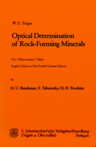 Determination optique des mineraux des roches