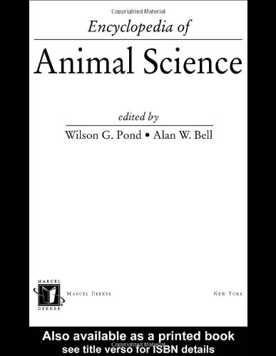 ENCYCLOPEDIA OF ANIMAL SCIENCE, 1