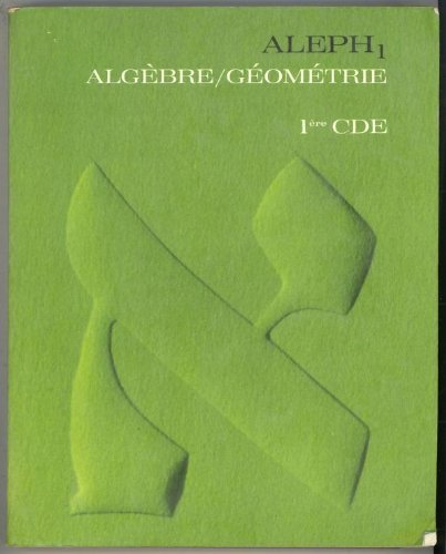 Algèbre - géometrie