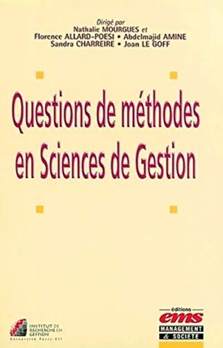 QUESTIONS DE METHODES EN SCIENCES DE GESTION, 1
