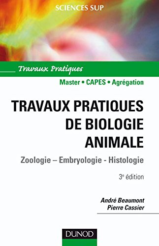 TRAVAUX PRATIQUES DE BIOLOGIE ANIMALE