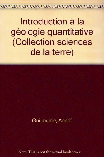 Introduction à la géologie quantitative