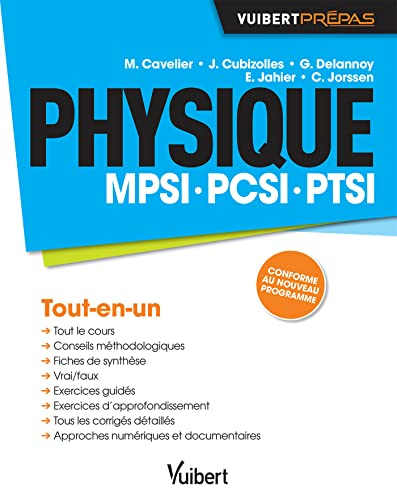 Physique MPSI, PCSI, PTSI