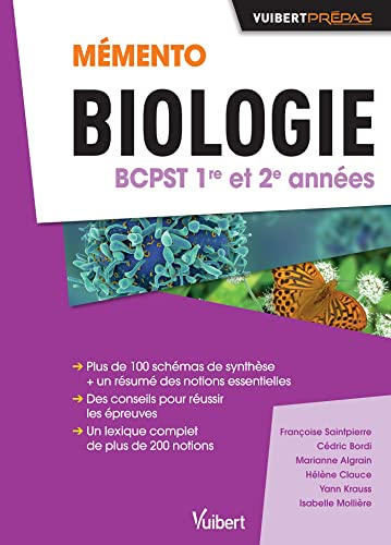 Mémento Biologie BCPST 1re et 2e année