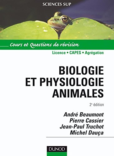BIOLOGIE ET PHYSIOLOGIE ANIMALES