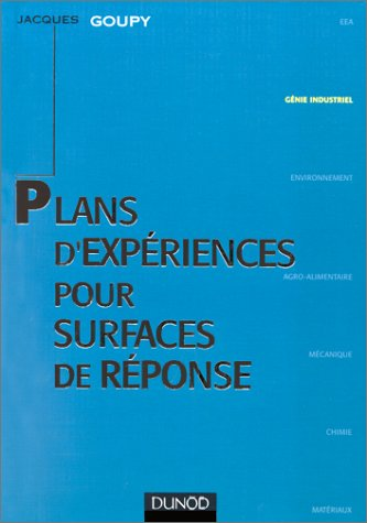 PLANS D'EXPERIENCES POUR SURFACES DE REPONSE