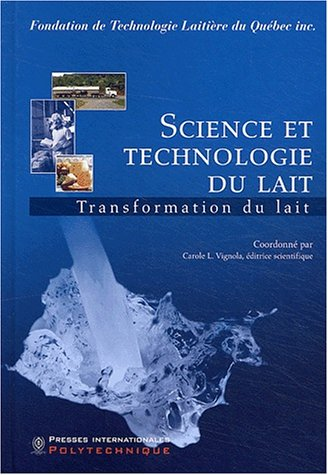 SCIENCE ET TECHNOLOGIE DU LAIT, 1