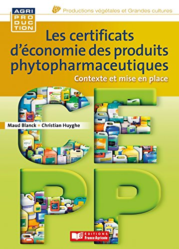 CEPP Les certificats d'économie des produits phytopharmaceutiques