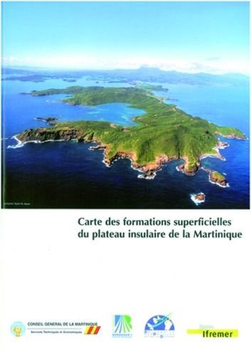 Carte des formations superficielles du plateau insulaire de la Martinique