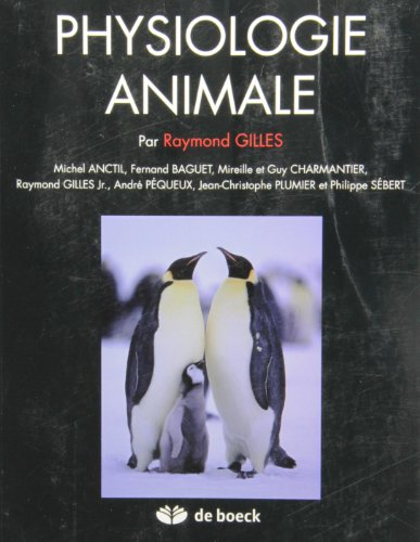 PHYSIOLOGIE ANIMALE, 1