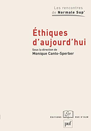 ETHIQUES D'AUJOURD'HUI, 1