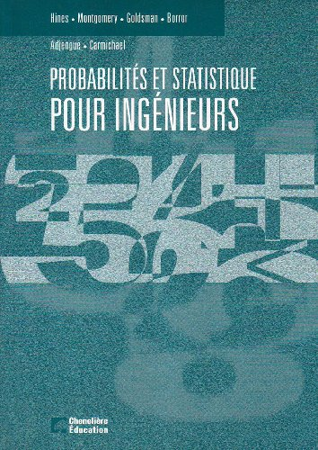 PROBABILITES ET STATISTIQUE POUR INGENIEURS, 1