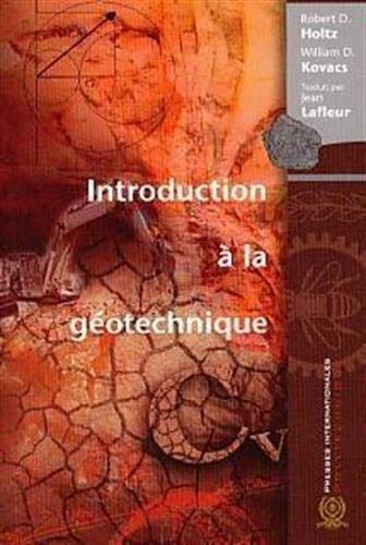 INTRODUCTION A LA GEOTECHNIQUE, 1