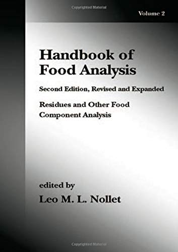 HANDBOOK OF FOOD ANALYSIS, 3