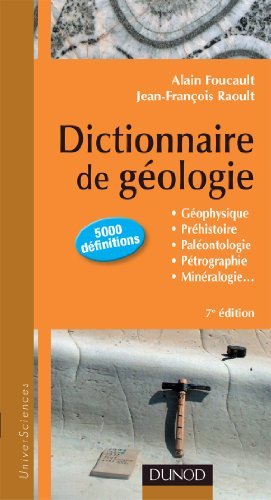DICTIONNAIRE DE GEOLOGIE