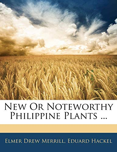 NEW OR NOTEWORTHY PHILIPPINE PLANTS THE AMERICAN ELEMENT IN THE PHILIPPINE FLORA