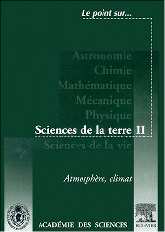 SCIENCES DE LA TERRE II: ATMOSPHERE, CLIMAT