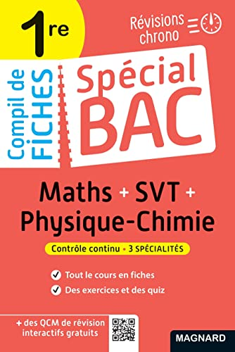 Maths + SVT + Physique-Chimie 1re