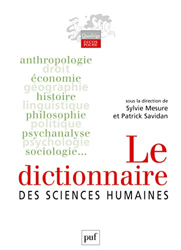 LE DICTIONNAIRE DES SCIENCES HUMAINES, 1