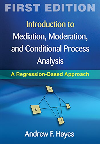 Introduction to mediation, moderation, and conditional process analysis