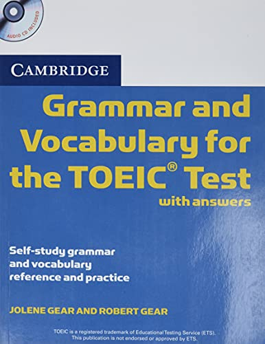 Grammar and vocabulary for the TOEIC test with answers