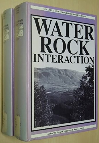 WATER-ROCK INTERACTION : PROCEEDINGS OF THE 7TH INTERNATIONAL SYMPOSIUM ON WATER-ROCK INTERACTION : WRI-7, PARK CITY, UTAH, USA, 13-18 JULY 1992